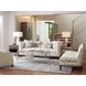 Escala Ariana Ivory Leather Upholstered Lounge Chair