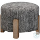 Jasper Salt And Pepper Accent Ottoman
