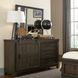 Thornwood Hills Rock Beaten Brown 3 Drawer Dresser with Mirror