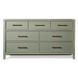 Pure Maple Sage 7 Drawer Dresser