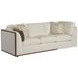 Westcliffe Rendezvous Cream 2 Piece Modular Sectional with Pillows