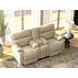 Regenerator Burlap Zero Gravity Loveseat with Dual Power Lift Assist