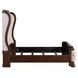 Provence Park Chateau Brown and Texture Cream Queen Upholstered Shelter Bed