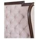 Provence Park Chateau Brown and Texture Cream Queen Upholstered Shelter Bed