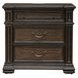 Provence Park Chateau Brown 3 Drawer Nightstand with USB Charging