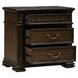 Provence Park Chateau Brown 3 Drawer Nightstand with USB Charging