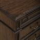 Provence Park Chateau Brown 3 Drawer Nightstand with USB Charging
