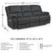Draycoll Slate Power Reclining Sofa
