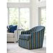 Escala Ariana Blue Upholstered Swivel Chair