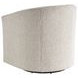 Sunset Key Candice Beige Upholstered Swivel Chair