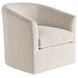 Sunset Key Candice Beige Upholstered Swivel Chair