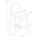 Claribel Bravo Black and Abbington Black Upholstered Counter Height Stool
