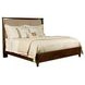 Spectrum Amaretto Upholstered Panel Bedroom Set