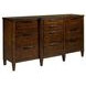 Spectrum Amaretto Upholstered Panel Bedroom Set