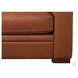 Langston Nutmeg Leather Modular Sectional