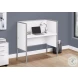 7729 White And Silver 48" Office Cubicle Desk