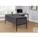 7731 Gray And Black 48" Computer Desk