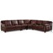 Bexley Caramel Top Grain Leather Sectional