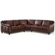 Bexley Caramel Top Grain Leather Sectional