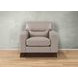 Elwyn Stone Leather Upholstered Accent Chair
