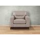 Elwyn Stone Leather Upholstered Accent Chair