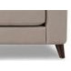 Elwyn Stone Leather Upholstered Accent Chair