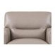 Elwyn Stone Leather Upholstered Accent Chair
