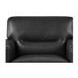 Elwyn Black Leather Upholstered Accent Chair