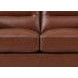 Elwyn Pecan Leather 64" Loveseat