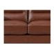 Elwyn Pecan Leather 64" Loveseat
