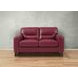Elwyn Cranberry Leather 64" Loveseat