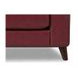 Elwyn Cranberry Leather 64" Loveseat