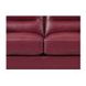 Elwyn Cranberry Leather 64" Loveseat