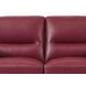 Elwyn Cranberry Leather 64" Loveseat