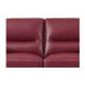 Elwyn Cranberry Leather 64" Loveseat