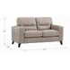 Elwyn Stone Leather 64" Loveseat