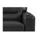 Elwyn Black Leather 64" Loveseat