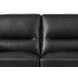 Elwyn Black Leather 64" Loveseat