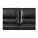 Elwyn Black Leather 64" Loveseat