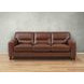 Elwyn Pecan Leather 87" Sofa