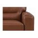Elwyn Pecan Leather 87" Sofa
