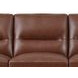 Elwyn Pecan Leather 87" Sofa