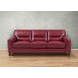 Elwyn Cranberry Leather Living Room Set