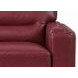 Elwyn Cranberry Leather 87" Sofa