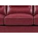 Elwyn Cranberry Leather 87" Sofa
