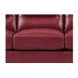 Elwyn Cranberry Leather 87" Sofa