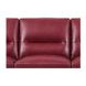 Elwyn Cranberry Leather 87" Sofa