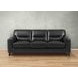 Elwyn Black Leather Living Room Set