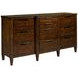 Spectrum Amaretto Upholstered Storage Panel Bedroom Set