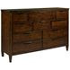 Spectrum Amaretto Upholstered Storage Panel Bedroom Set
